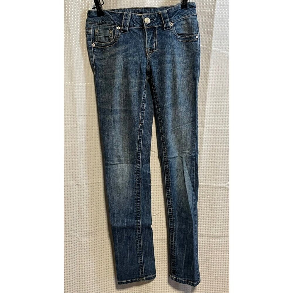 Paris Blues jeans womens jr's 3 straight 25 x 31 ISP28695 blue